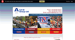 Desktop Screenshot of apbgroup.co.uk